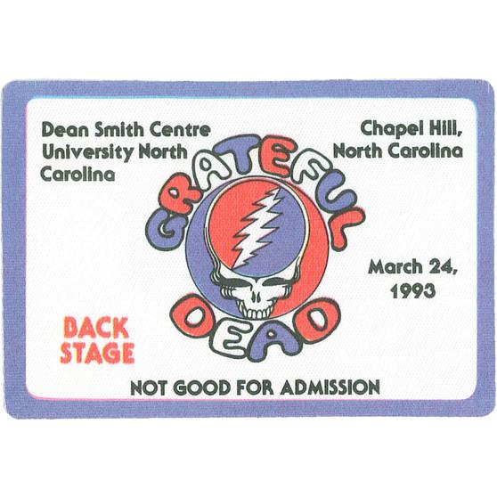 Liquid Blue Grateful Dead 1993 03-24 Backstage Pass