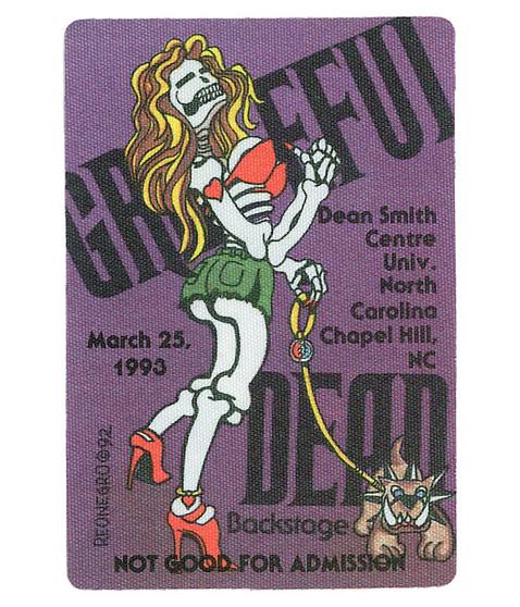 liquid blue Grateful Dead 1993 03-25 Backstage Pass