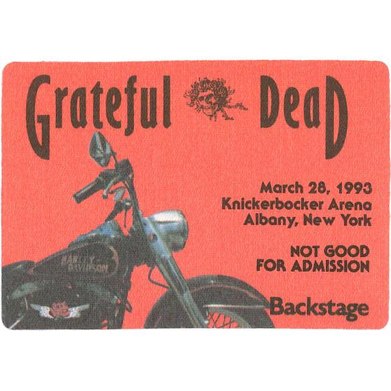 Liquid Blue Grateful Dead 1993 03-28 Backstage Pass