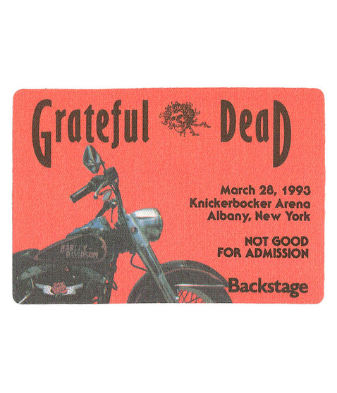 liquid blue Grateful Dead 1993 03-28 Backstage Pass