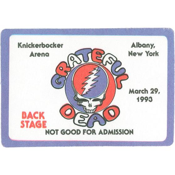 Liquid Blue Grateful Dead 1993 03-29 Backstage Pass