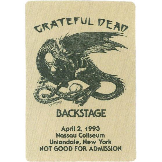 Liquid Blue Grateful Dead 1993 04-02 Backstage Pass