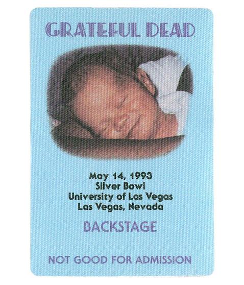 liquid blue Grateful Dead 1993 05-14 Backstage Pass