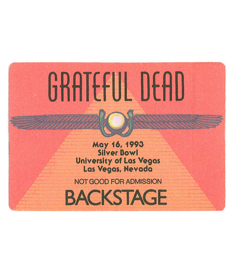 liquid blue Grateful Dead 1993 05-16 Backstage Pass