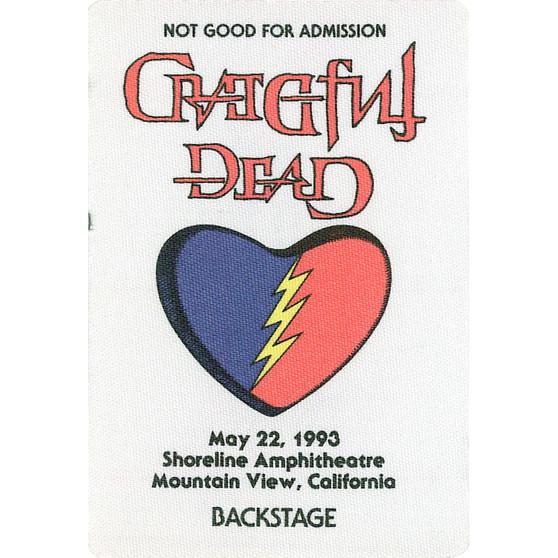 Liquid Blue Grateful Dead 1993 05-22 Backstage Pass