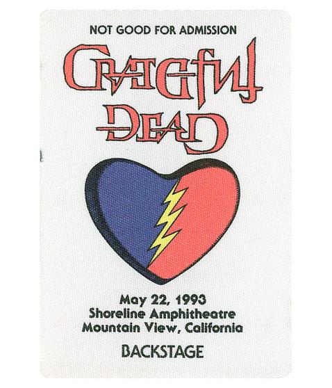 liquid blue Grateful Dead 1993 05-22 Backstage Pass