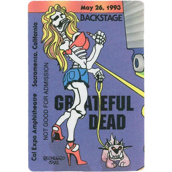 Liquid Blue Grateful Dead 1993 05-26 Backstage Pass