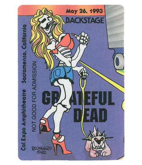 liquid blue Grateful Dead 1993 05-26 Backstage Pass