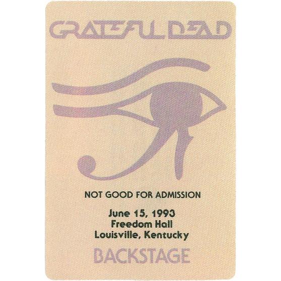 Liquid Blue Grateful Dead 1993 06-15 Backstage Pass
