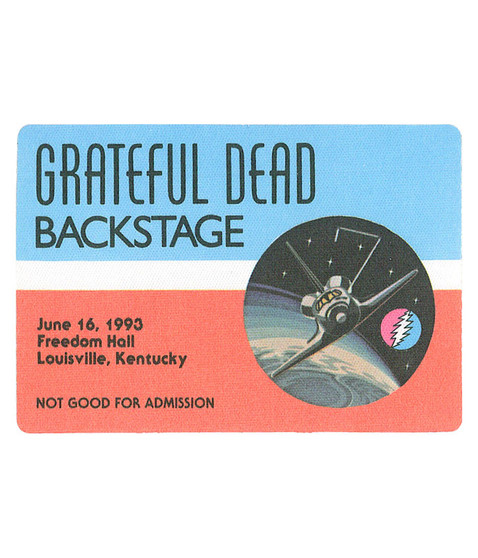 liquid blue Grateful Dead 1993 06-16 Backstage Pass