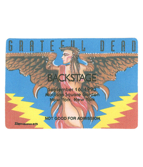 liquid blue Grateful Dead 1993 09-16 Backstage Pass