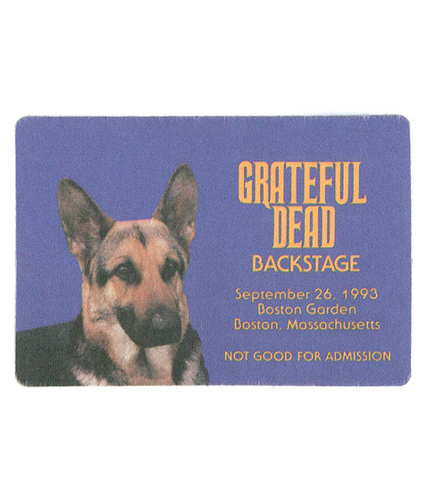 liquid blue Grateful Dead 1993 09-26 Backstage Pass