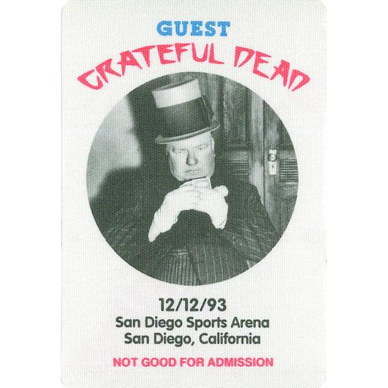 Liquid Blue Grateful Dead 1993 12-12 Backstage Pass