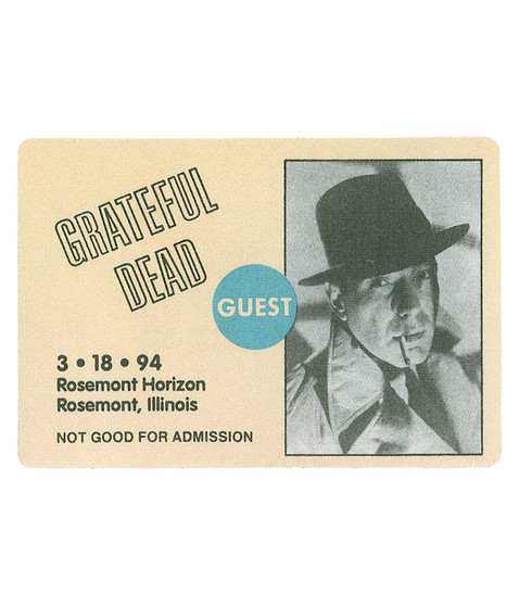 liquid blue Grateful Dead 1994 03-18 Backstage Pass