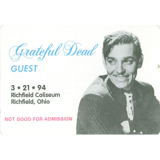 Liquid Blue Grateful Dead 1994 03-21 Backstage Pass
