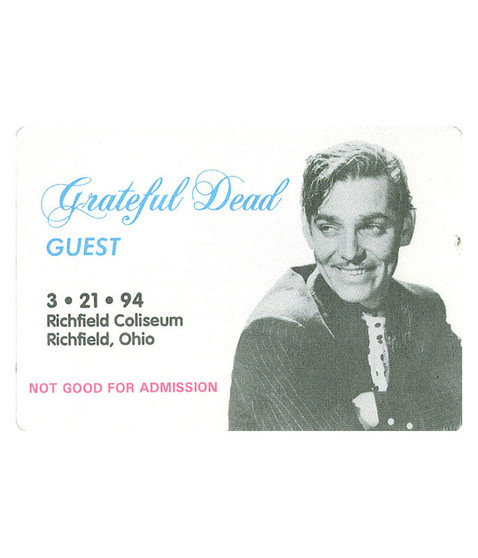 liquid blue Grateful Dead 1994 03-21 Backstage Pass