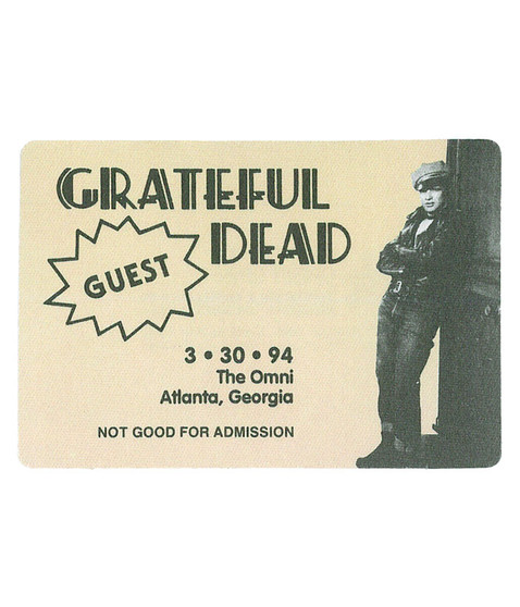 liquid blue Grateful Dead 1994 03-30 Backstage Pass
