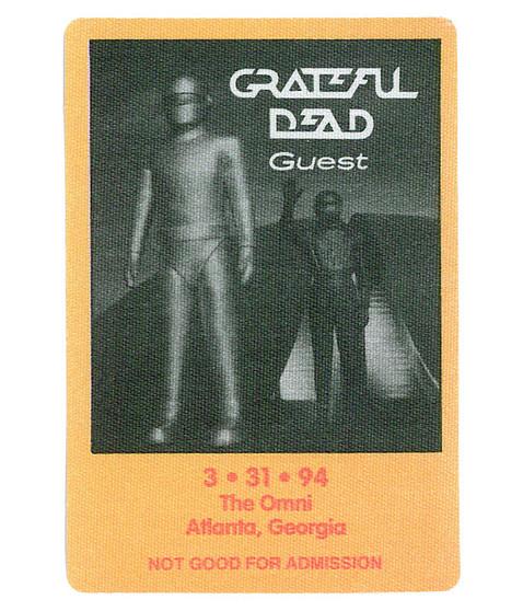 liquid blue Grateful Dead 1994 03-31 Backstage Pass