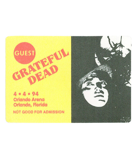 liquid blue Grateful Dead 1994 04-04 Backstage Pass