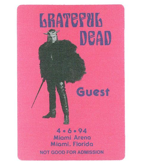 liquid blue Grateful Dead 1994 04-06 Backstage Pass
