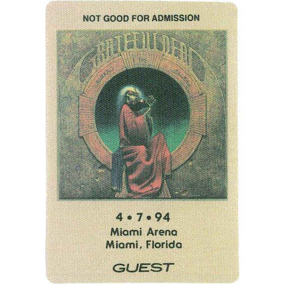 Liquid Blue Grateful Dead 1994 04-07 Backstage Pass