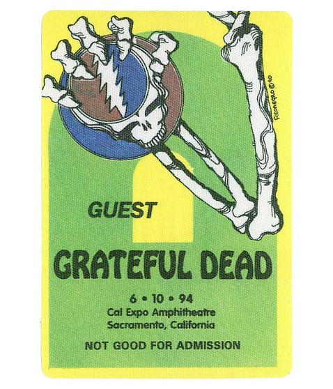 liquid blue Grateful Dead 1994 06-10 Backstage Pass