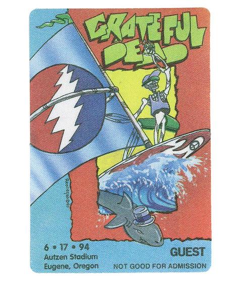 liquid blue Grateful Dead 1994 06-17 Backstage Pass