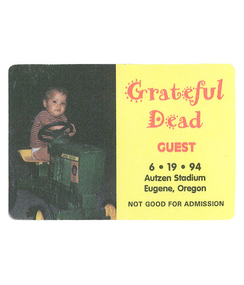 liquid blue Grateful Dead 1994 06-19 Backstage Pass
