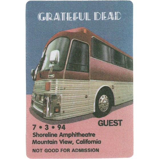 Liquid Blue Grateful Dead 1994 07-03 Backstage Pass
