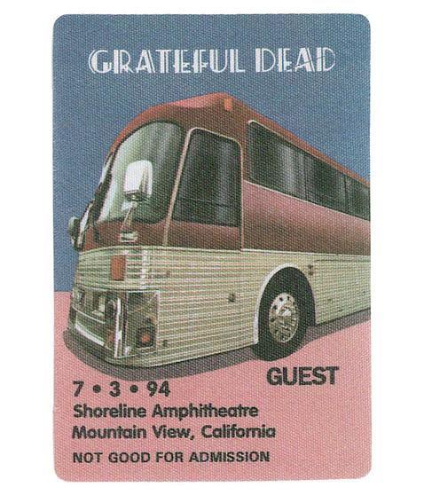 liquid blue Grateful Dead 1994 07-03 Backstage Pass