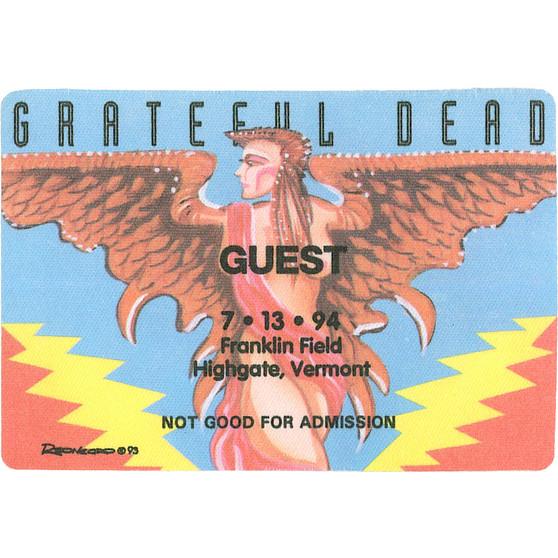Liquid Blue Grateful Dead 1994 07-13 Backstage Pass