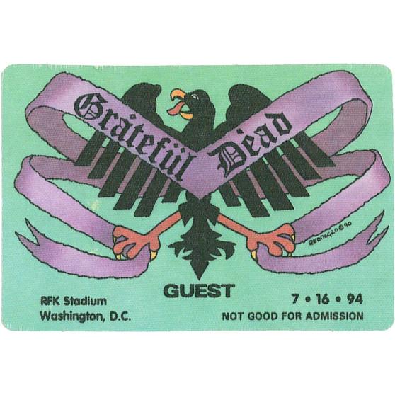 Liquid Blue Grateful Dead 1994 07-16 Backstage Pass