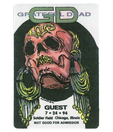 liquid blue Grateful Dead 1994 07-24 Backstage Pass