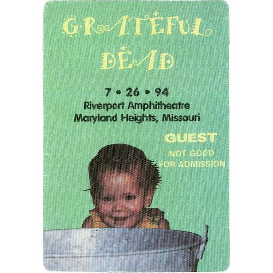 Liquid Blue Grateful Dead 1994 07-26 Backstage Pass