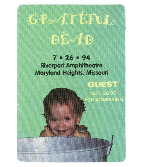 liquid blue Grateful Dead 1994 07-26 Backstage Pass