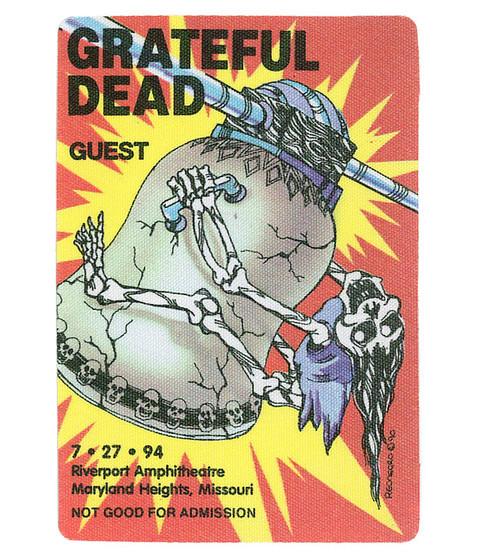 liquid blue Grateful Dead 1994 07-27 Backstage Pass