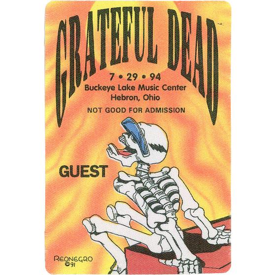 Liquid Blue Grateful Dead 1994 07-29 Backstage Pass