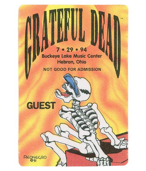 liquid blue Grateful Dead 1994 07-29 Backstage Pass