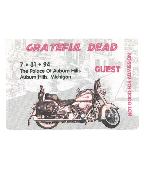 liquid blue Grateful Dead 1994 07-31 Backstage Pass