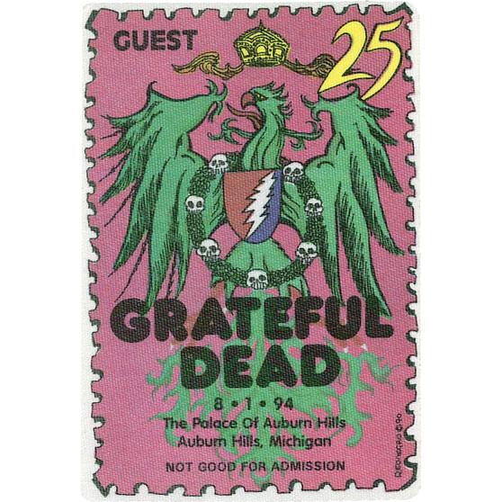 Liquid Blue Grateful Dead 1994 08-01 Backstage Pass