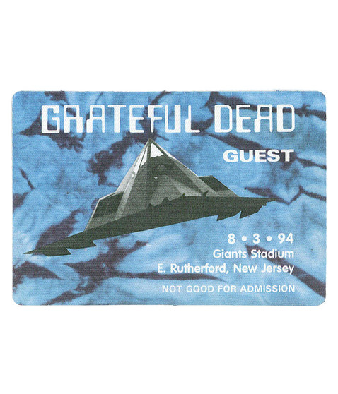liquid blue Grateful Dead 1994 08-03 Backstage Pass