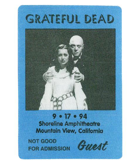 liquid blue Grateful Dead 1994 09-17 Backstage Pass