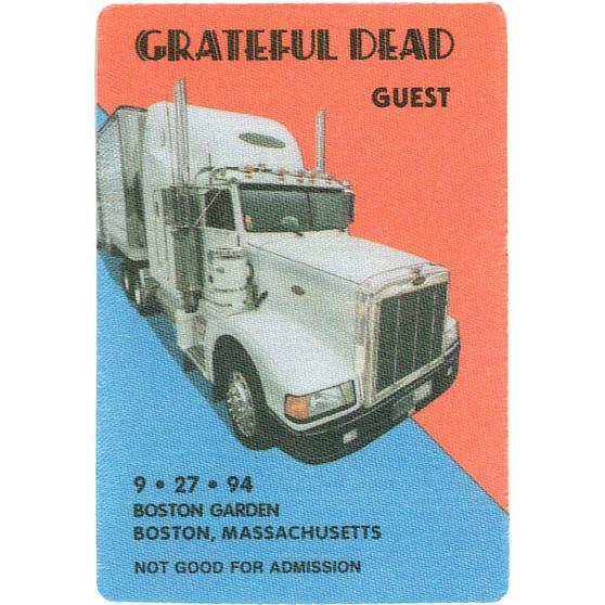 Liquid Blue Grateful Dead 1994 09-27 Backstage Pass