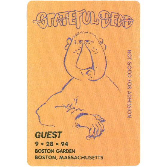 Liquid Blue Grateful Dead 1994 09-28 Backstage Pass