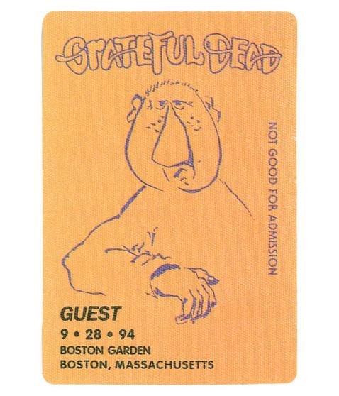 liquid blue Grateful Dead 1994 09-28 Backstage Pass
