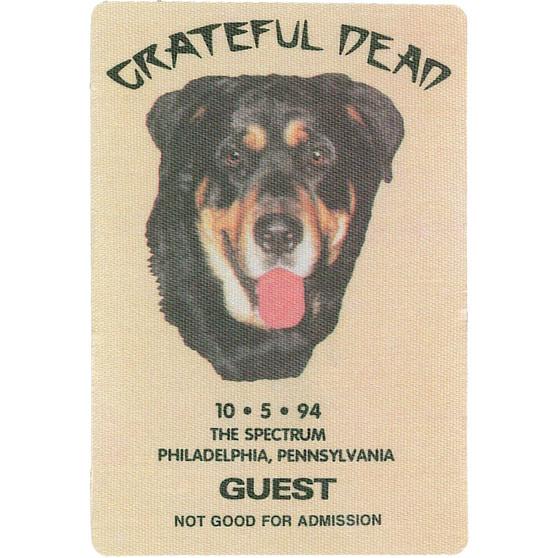 Liquid Blue Grateful Dead 1994 10-05 Backstage Pass
