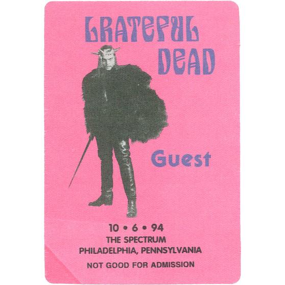 Liquid Blue Grateful Dead 1994 10-06 Backstage Pass