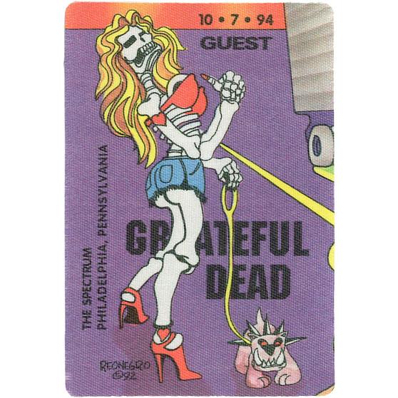 Liquid Blue Grateful Dead 1994 10-07 Backstage Pass