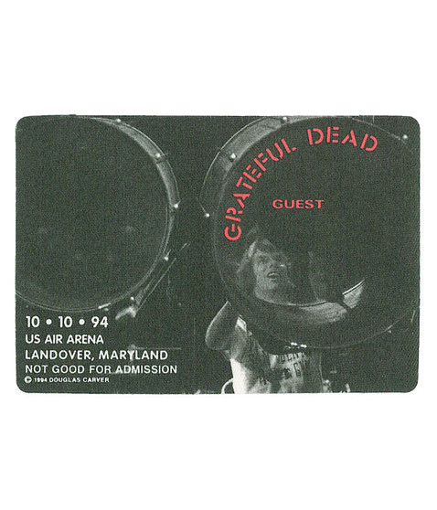 liquid blue Grateful Dead 1994 10-10 Backstage Pass