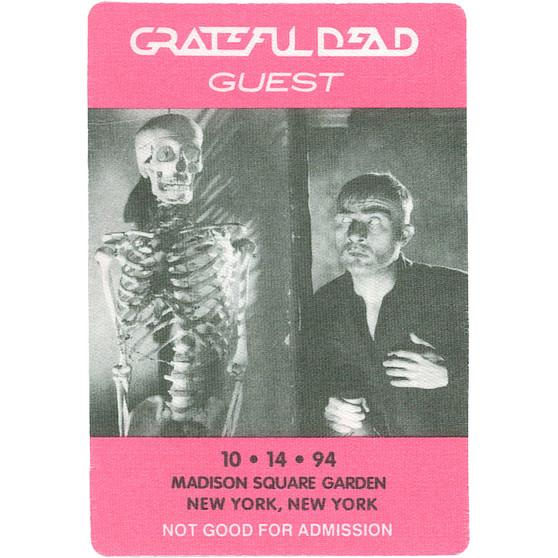 Liquid Blue Grateful Dead 1994 10-14 Backstage Pass